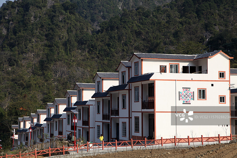 广西凌云县沙里乡弄利新村图片素材