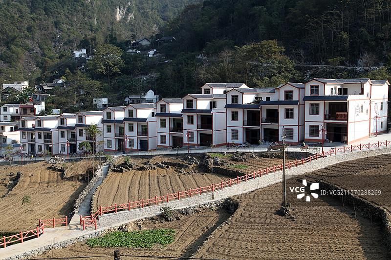 广西凌云县沙里乡弄利新村图片素材