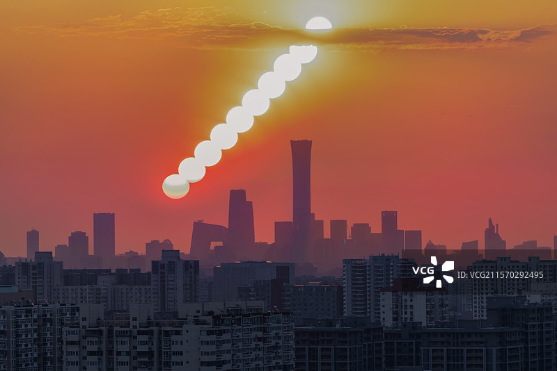 北京CBD串串烧图片素材