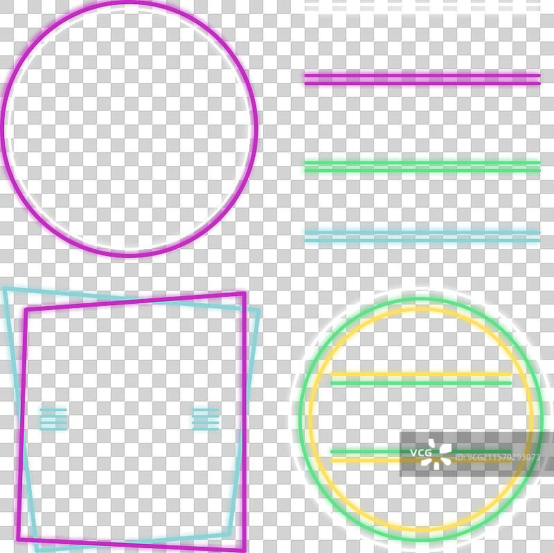我们开放的霓虹灯标志系列图片素材