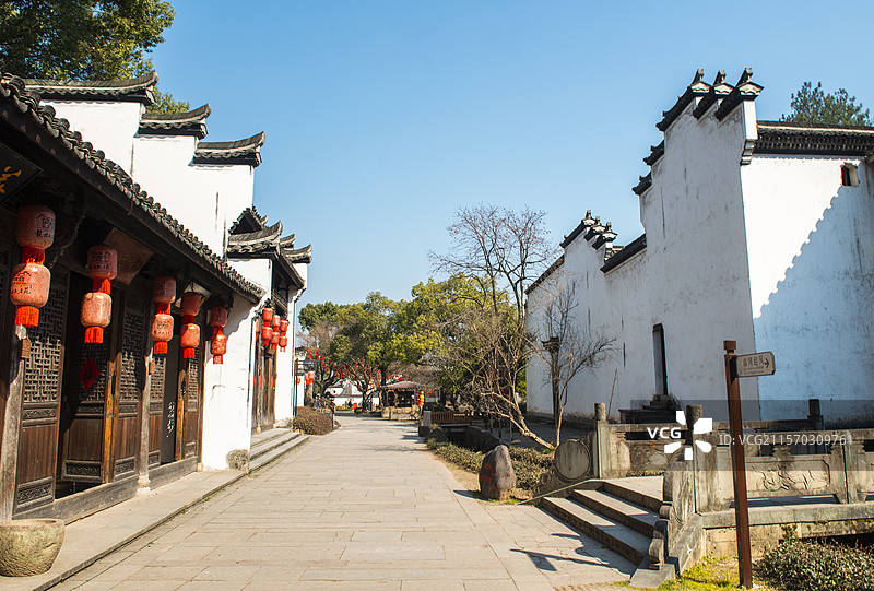 浙江省衢州龙游民居苑景区 古民居 徽派建筑 衢州龙游民居苑图片素材