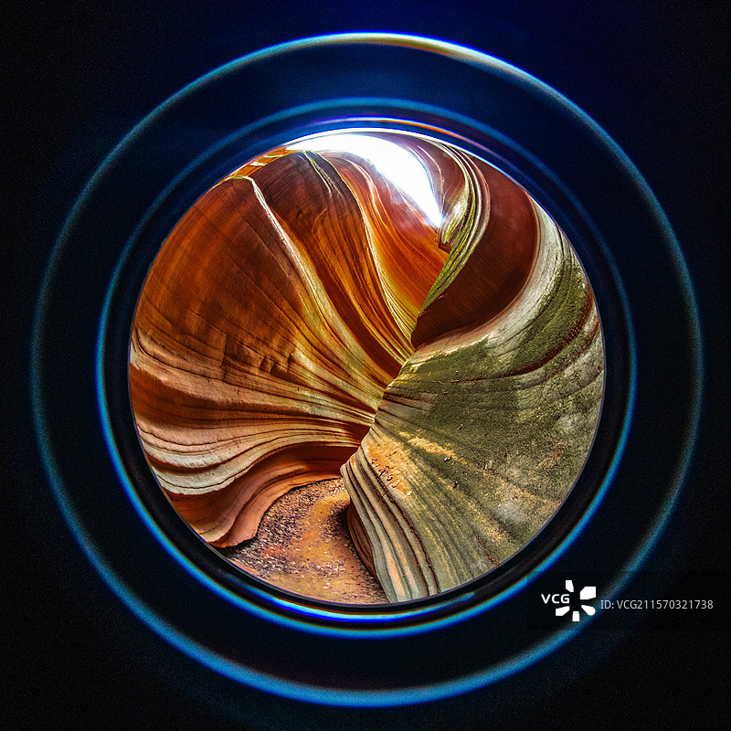 甘泉雨岔大峡谷图片素材