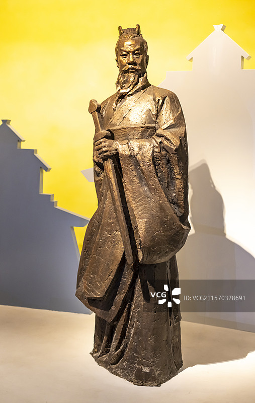 永平县长 凌操像 溧阳市博物馆图片素材