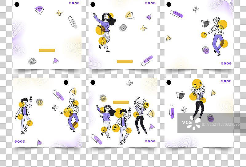 舞蹈Instagram帖子合集图片素材