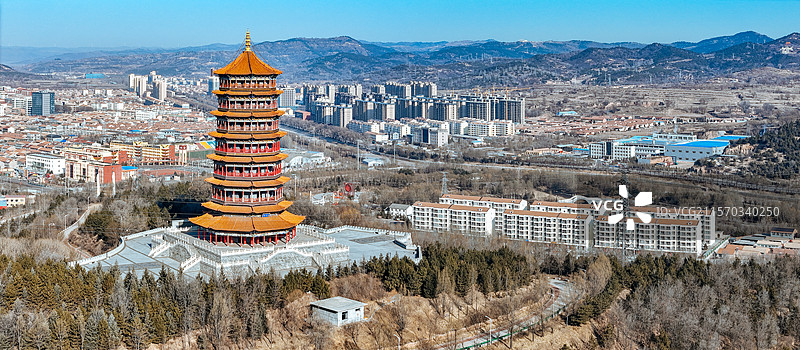 和顺县 义兴镇 迎宾路 城市 晋中市图片素材