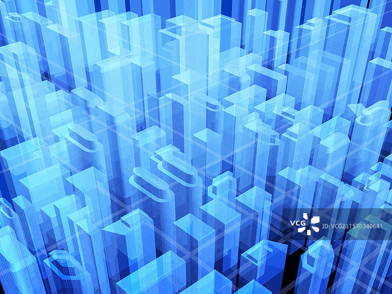 建筑物的鸟瞰图图片素材