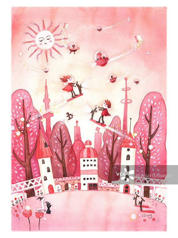 太空时代的未来世界图片素材