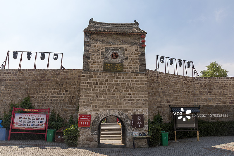 河南省禹州市，神垕古镇， 神垕老街，钧瓷文化发祥地图片素材