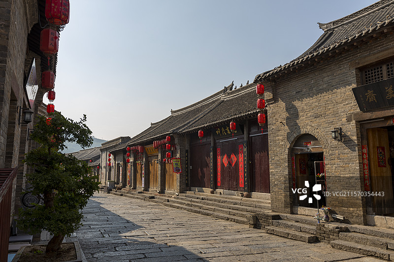 河南省禹州市，神垕古镇，神垕老街，街道图片素材