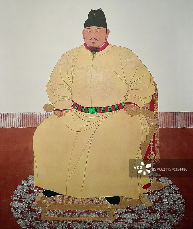 朱元璋画像图片素材