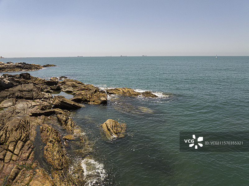 航拍福建省潮州市东山岛风光图片素材