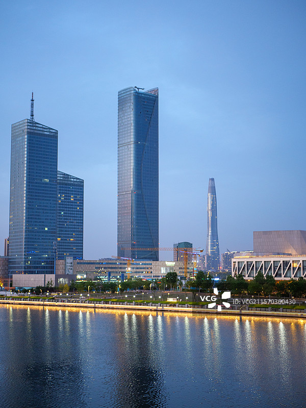 响螺湾傍晚远拍周大福图片素材