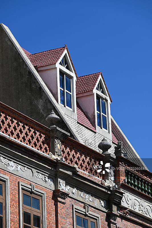 泉州中山路骑楼门窗与各种装饰图片素材