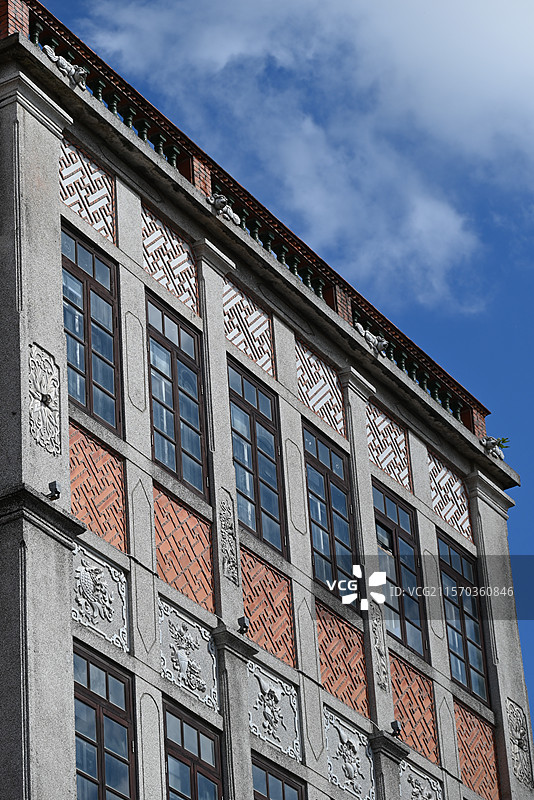 泉州中山路骑楼门窗与各种装饰图片素材