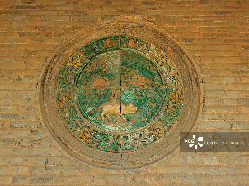 河南焦作武陟县千佛阁古建筑景观图片素材