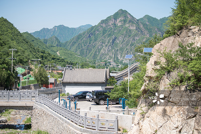 门头沟，从韭园到九龙山徒步图片素材