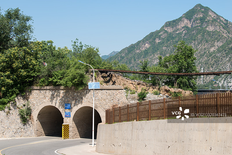 门头沟，从韭园到九龙山徒步图片素材