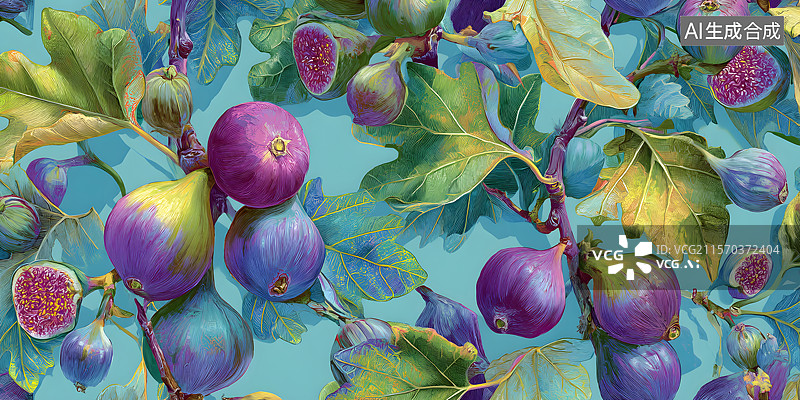 【AI数字艺术】无花果图片素材