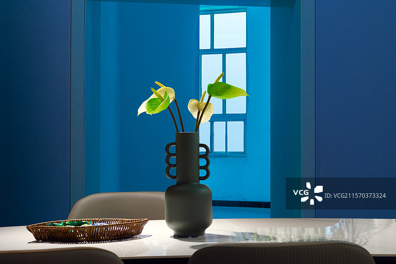 静物，室内，桌子上的插花，图片素材