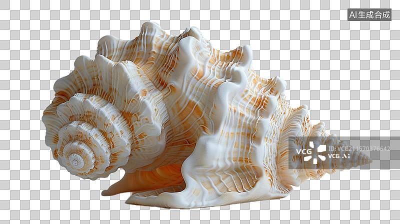 【AI数字艺术】海螺的优雅曲线图片素材