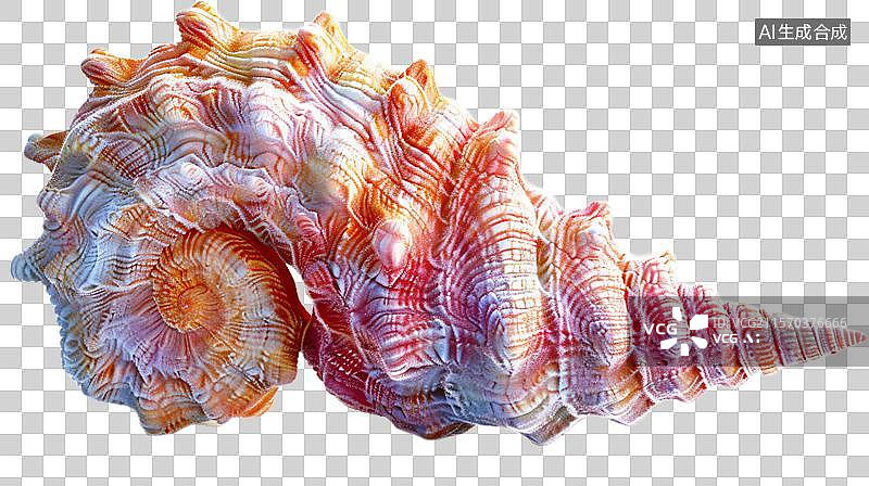 【AI数字艺术】海螺的优雅曲线图片素材