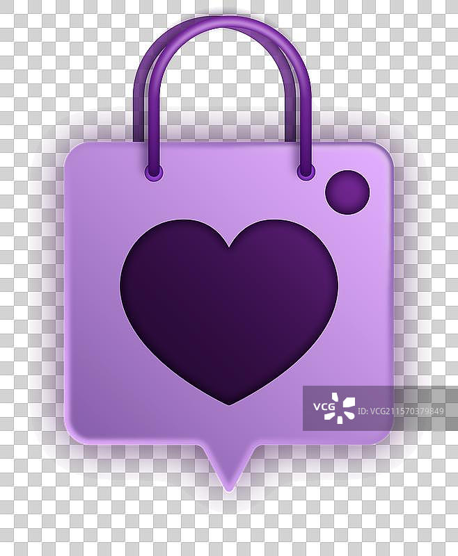 渐变Instagram商店logo模板图片素材