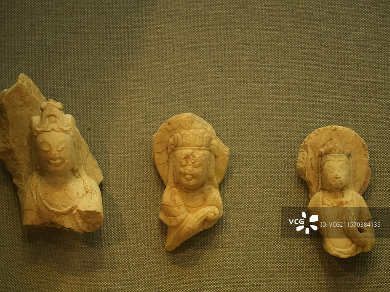 河北保定定州定州博物馆-北朝佛陀图片素材