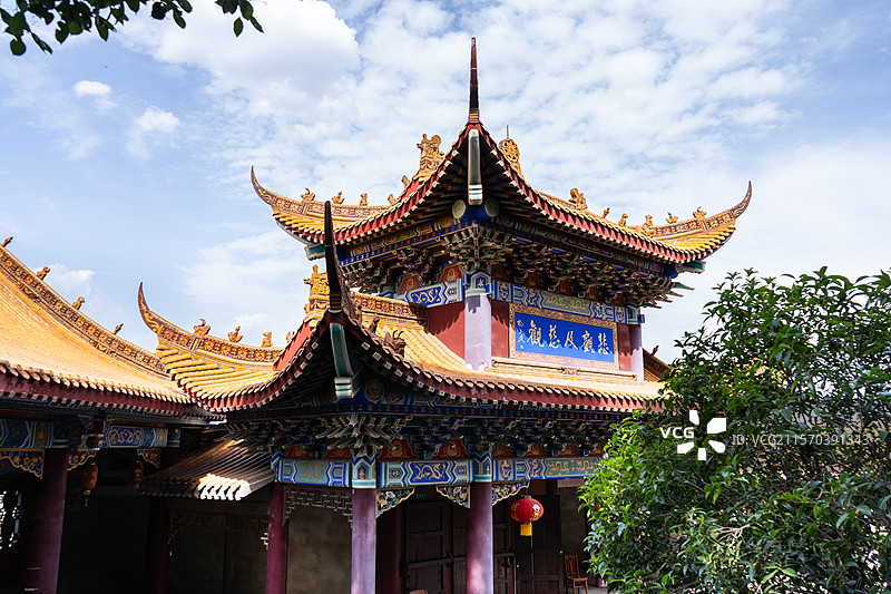四川绵阳涪城区观音寺图片素材