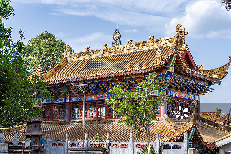 四川绵阳涪城区观音寺弥勒殿图片素材