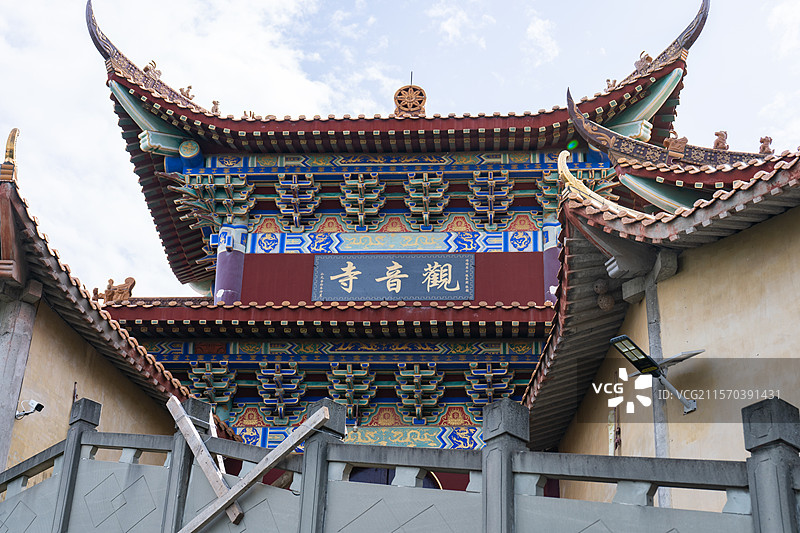 四川绵阳涪城区观音寺图片素材