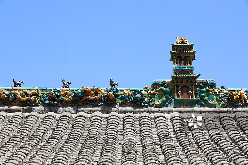 山西省吕梁市柳林县，香严寺藏经殿图片素材