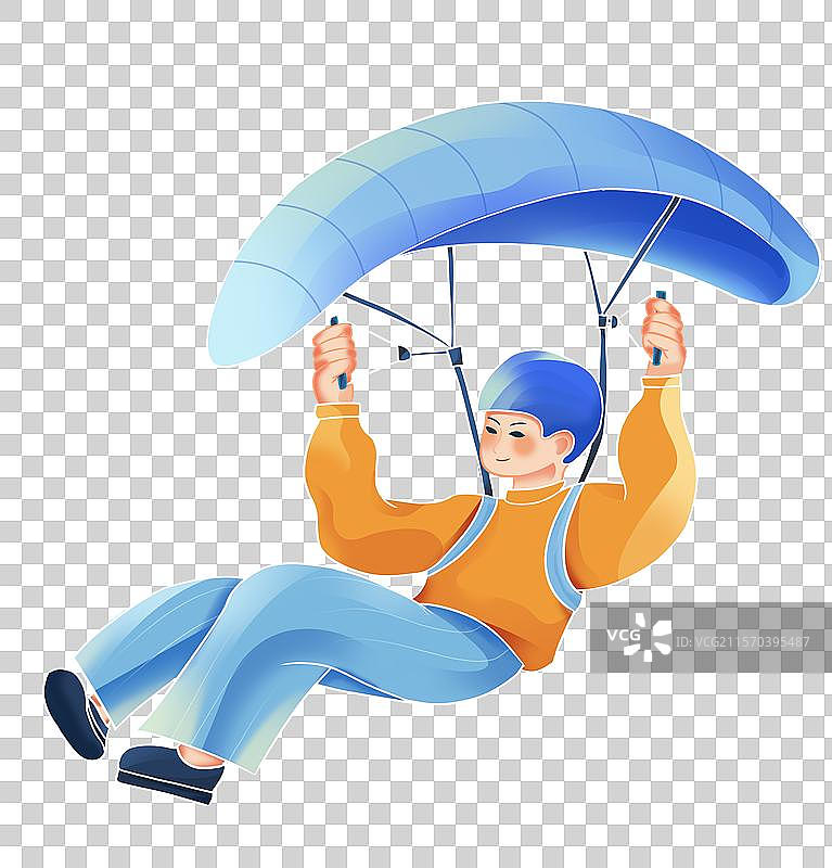 滑翔伞图片素材