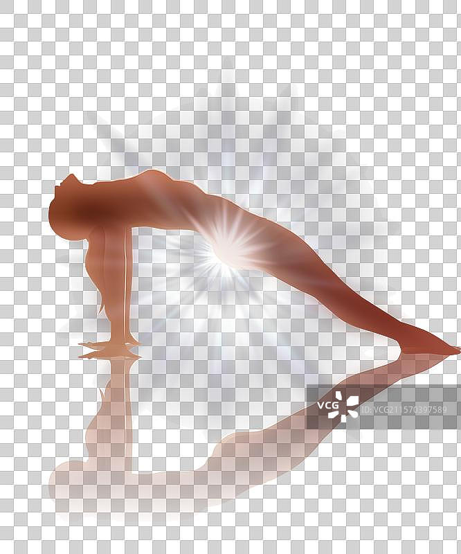 扁平设计国际瑜伽日图片素材