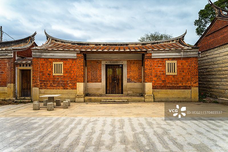 中国福建省泉州市南安蔡氏古民居建筑群图片素材