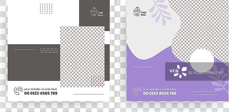 皮肤科服务诊所社交媒体帖子图片素材