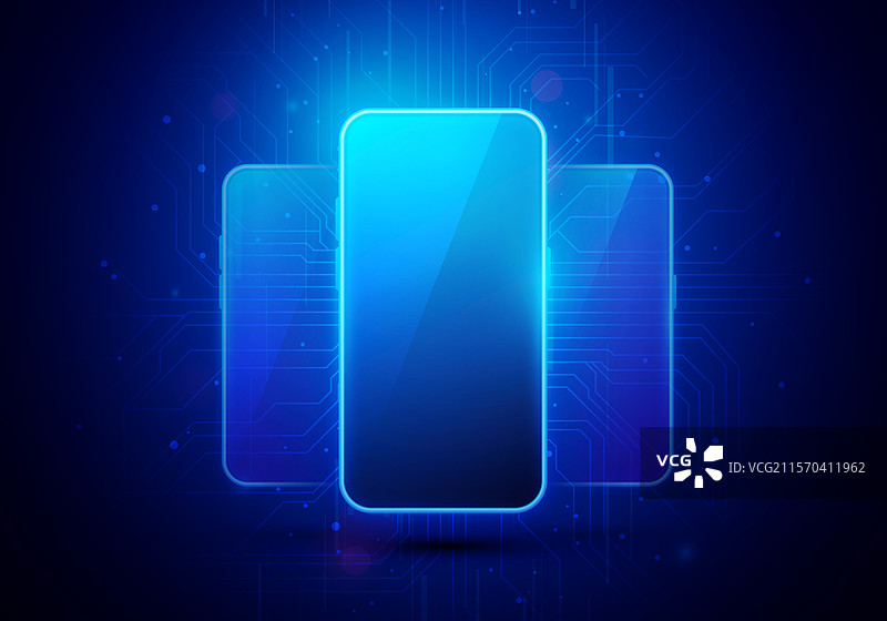 网络智能手机技术模型展示图片素材