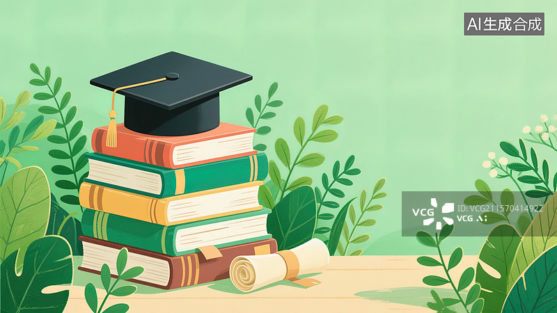 【AI数字艺术】知识阶梯与未来展望图片素材