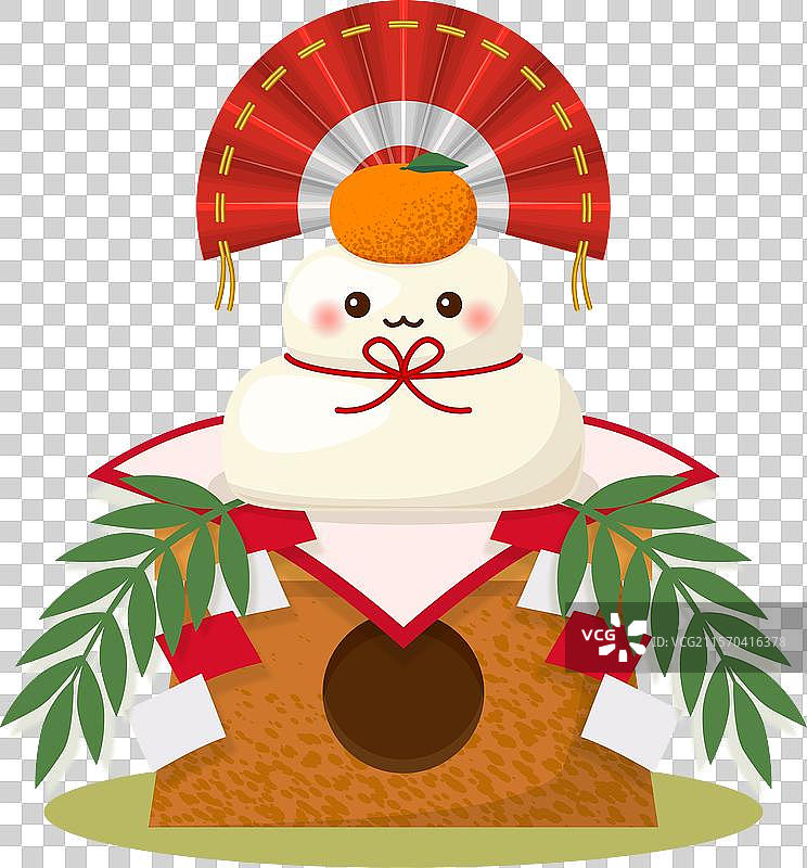 可爱的大福饼图片素材