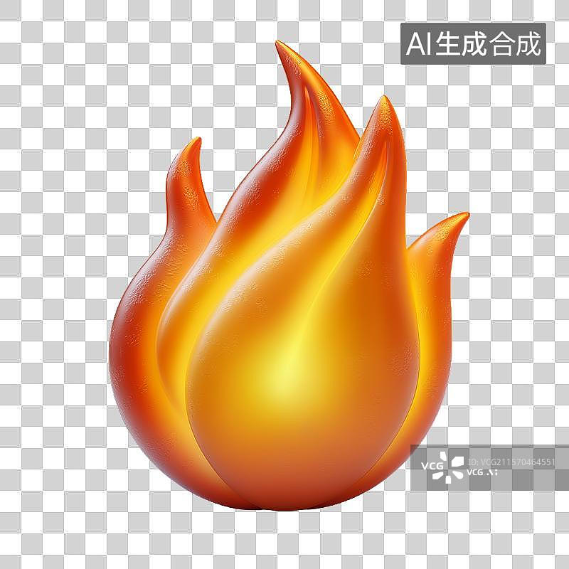 【AI数字艺术】火焰图标图片素材