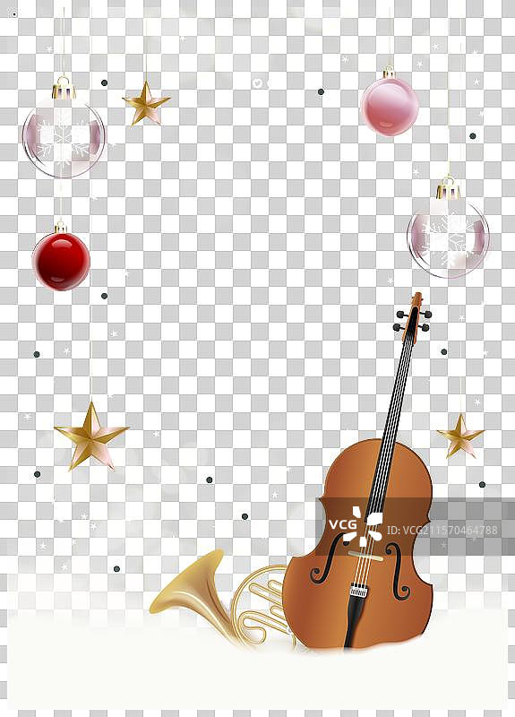 逼真的圣诞音乐会海报模板图片素材