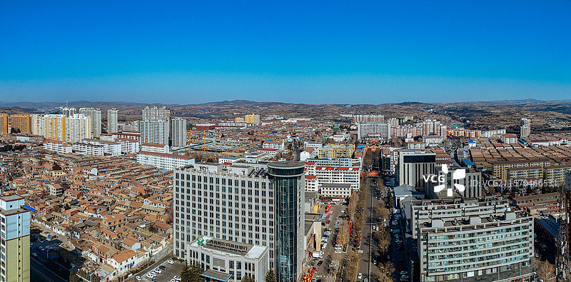 昔阳县 松溪大道 钟村村 颐民公园 城市 晋中图片素材