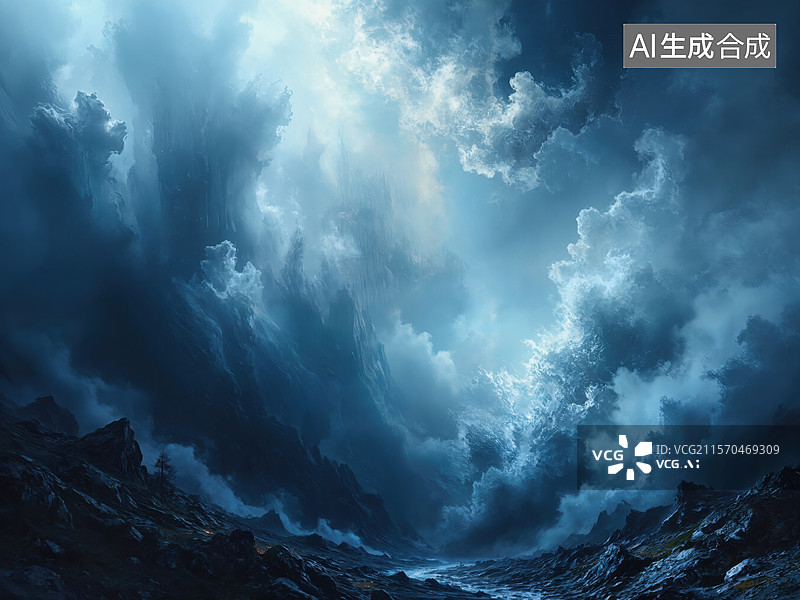【AI数字艺术】风云再起图片素材
