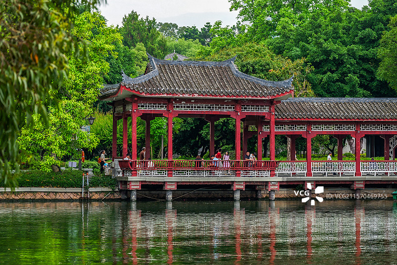 福州西湖公园图片素材