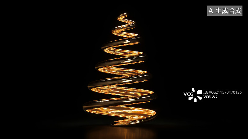 【AI数字艺术】金色概念背景图片素材