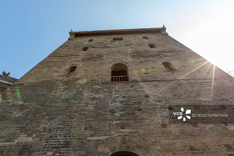 河南省禹州市，神垕古镇，陶瓷官署内的钢叉楼图片素材