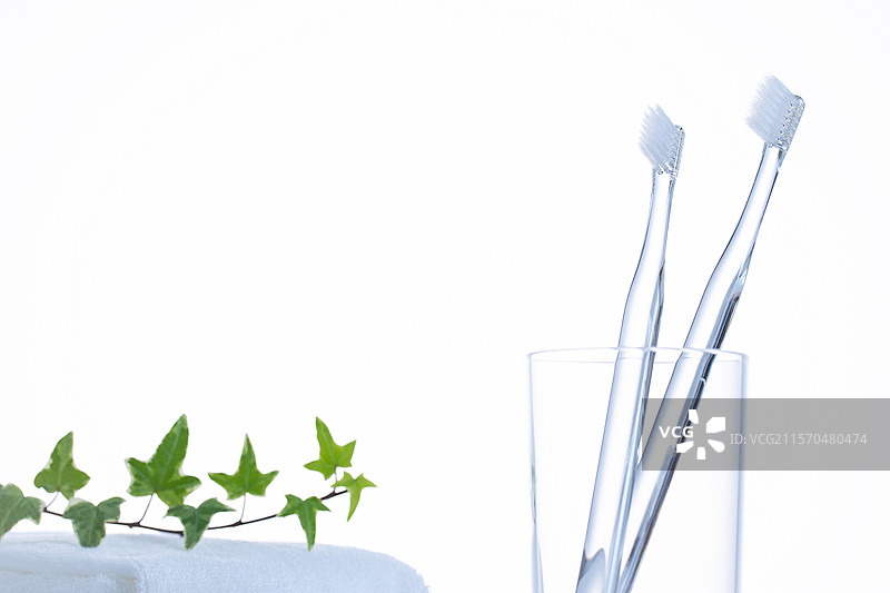 洗手间的牙刷图片素材