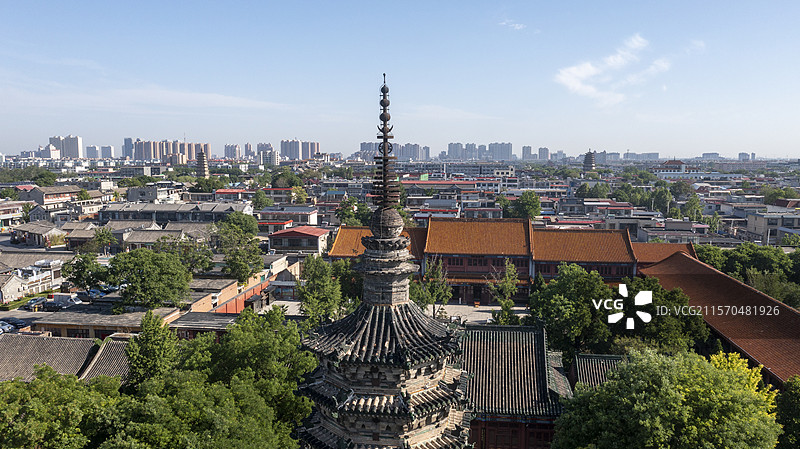 正定县临济寺澄灵塔图片素材