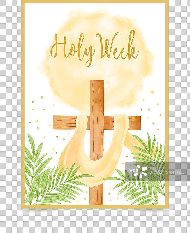 圣周海报模板图片素材