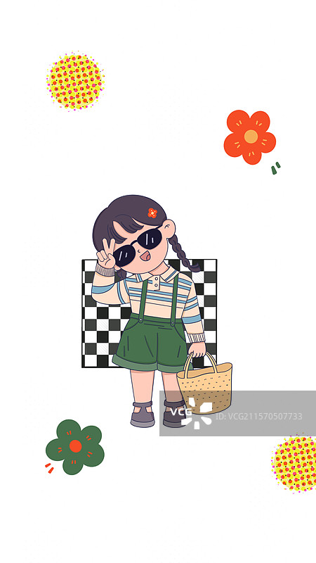 可可爱爱小萌妹图片素材