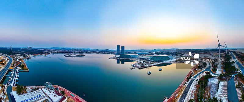 威海逍遥湖图片素材